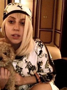 Lady Gaga and Her New Dog Fozzi