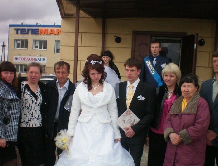 The Bride Seems to Be Very Happy