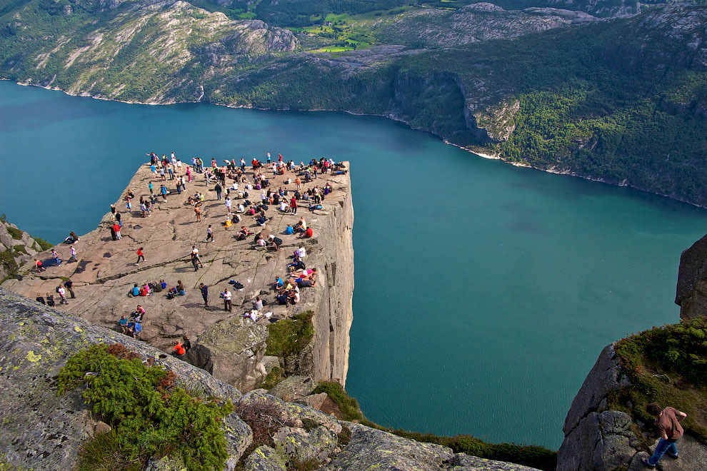 Incredible Cliff of Preikestolen 