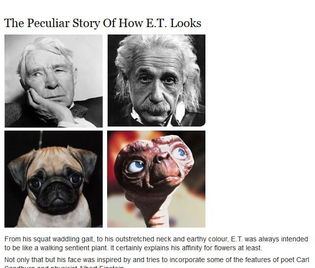 Interesting Facts About E.T.