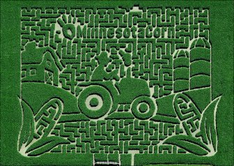 Amazing Corn Crop Maze Art 