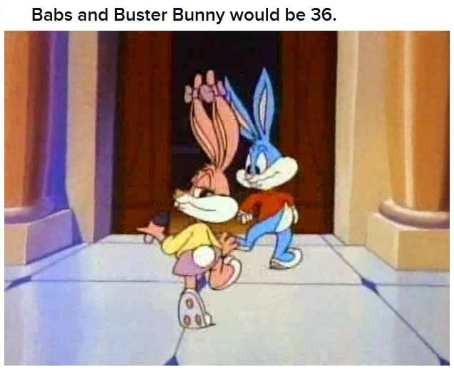 How Old Would Cartoon Characters Be...