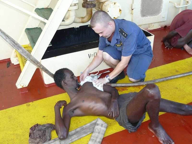 Rescue Russian Tanker from Pirates