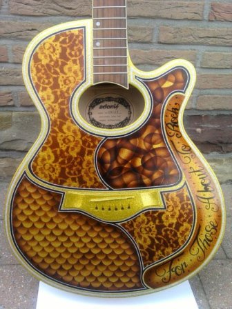 Awesome Guitar Custom Paint Jobs