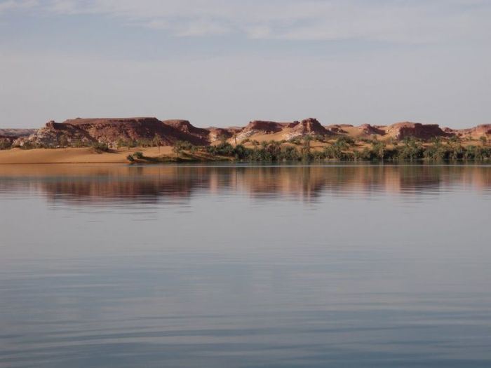 Lakes of Ounianga in Sahara Desert