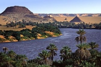 Lakes of Ounianga in Sahara Desert