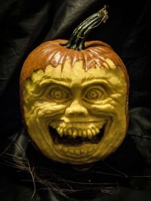 DIY Fright Night Pumpkin