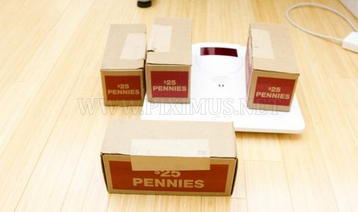 10,000 Pennies in One Box 