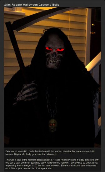 DIY Grim Reaper Costume