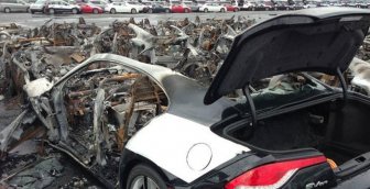 16 Fisker Karma Cars Burned at New Jersey Port