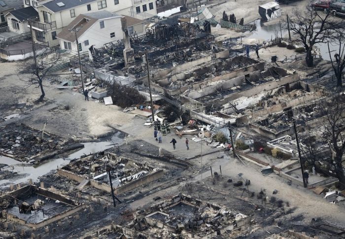 Aerial Photos Of The Fire Destruction In Breezy Point