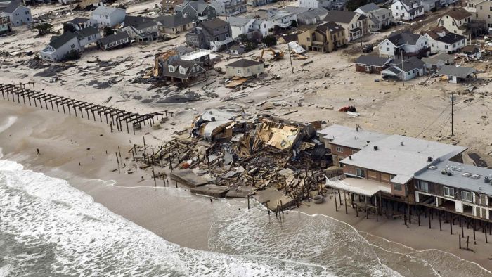 Sandy Destruction From Above