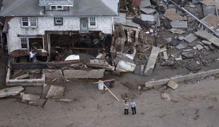 Sandy Destruction From Above