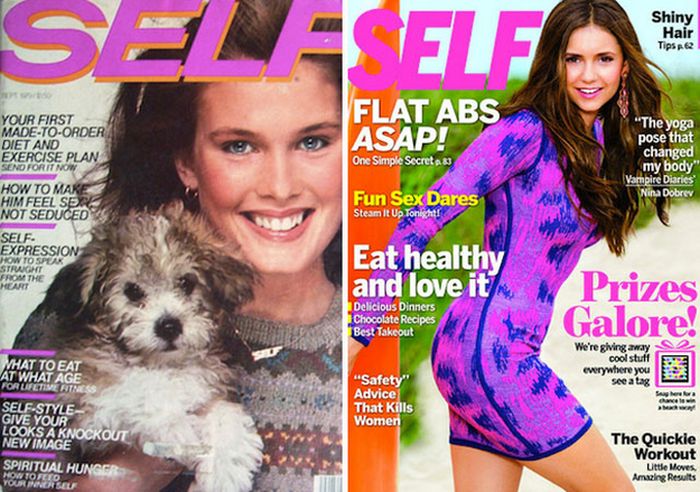 Women's Magazines, Then And Now