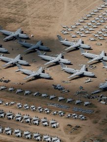 The largest cemetery of old military equipment