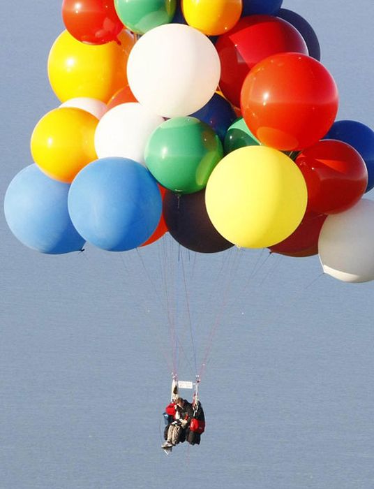 Helium Balloons Flight