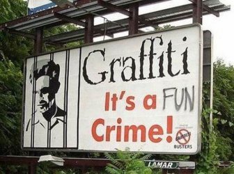 Billboards Enhanced By Graffiti