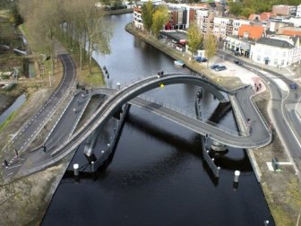 Melkwegbridge in Purmerend, Netherlands