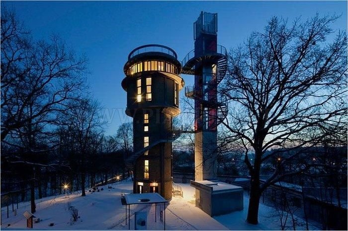 Incredible House Inside a Water Tower 