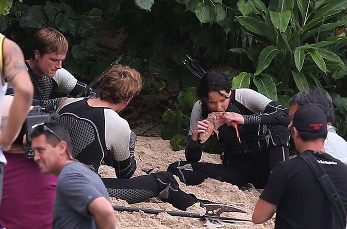 On the Set "The Hunger Games: Catching Fire"