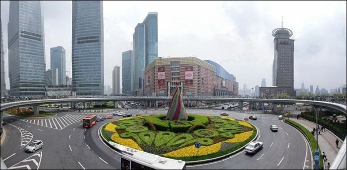 Pedestrian Circle Bridge in China