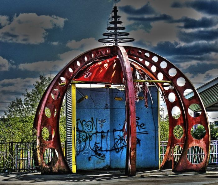 Abandoned Six Flags in New Orleans