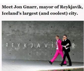 Jon Gnarr, Mayor of Reykjavik