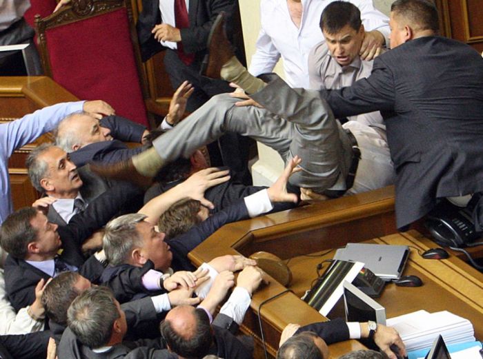 Fighting in the Parliaments