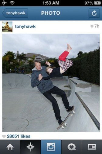 Tony Hawk is a Great Dad