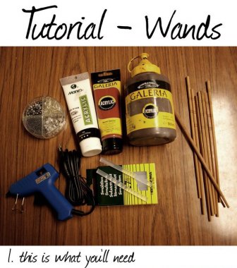 DIY Harry Potter Style Wands