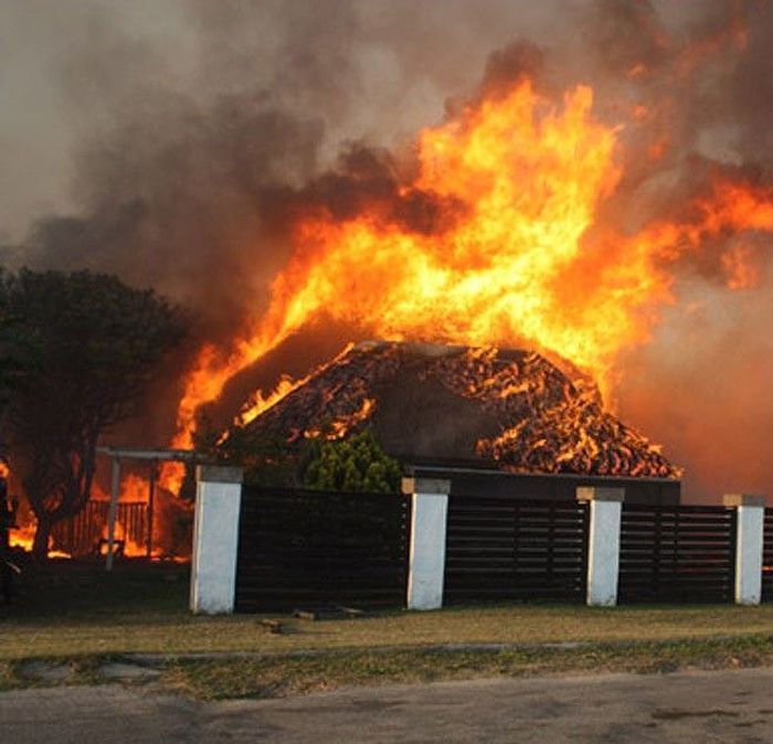 Fire in Johannesburg