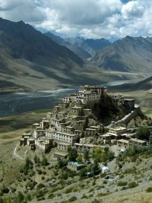 Tibetan monastery-fortress Key Gompa