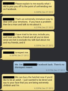 One Guy De-Friended a Friend’s Girlfriend on Facebook