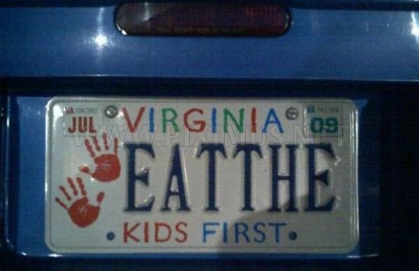 Hilarious License Plates 