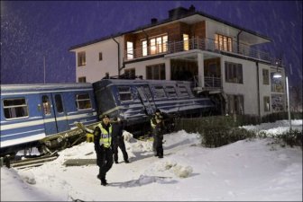 Stolen Train Crashes Into Home in Sweden