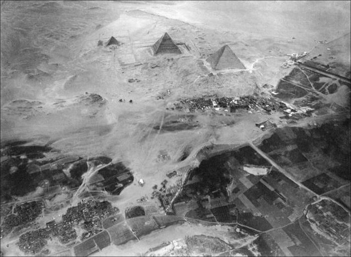 The Egyptian Pyramids from A Different Perspective