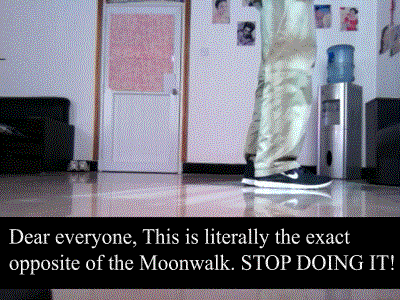 How to Learn to Moonwalk