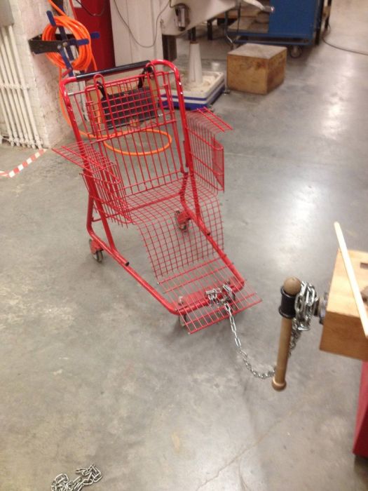 Shopping Cart Throne