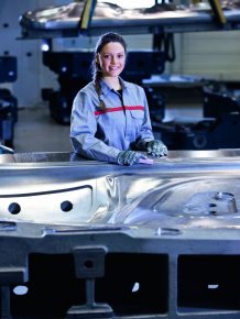 Women in the production of cars