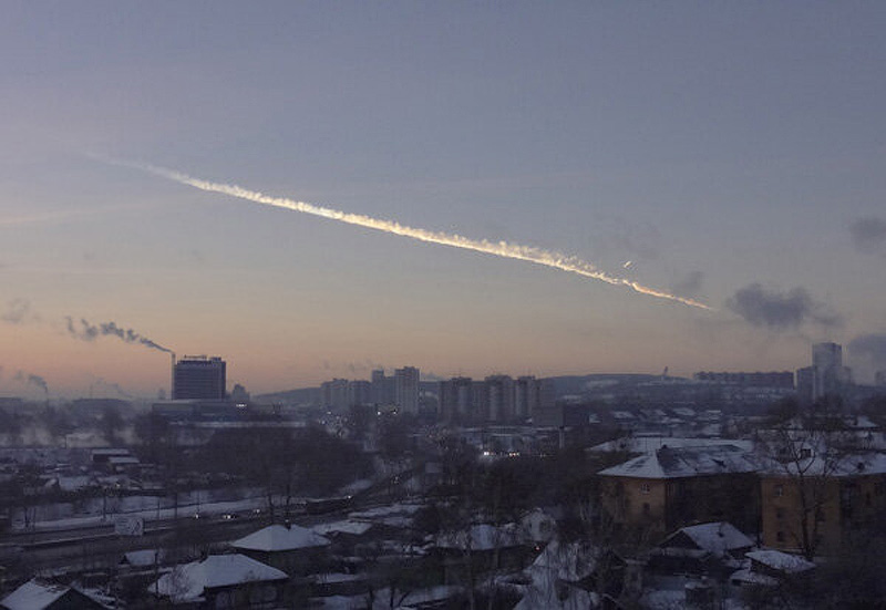Meteor explosion in Chelyabinsk, Russia
