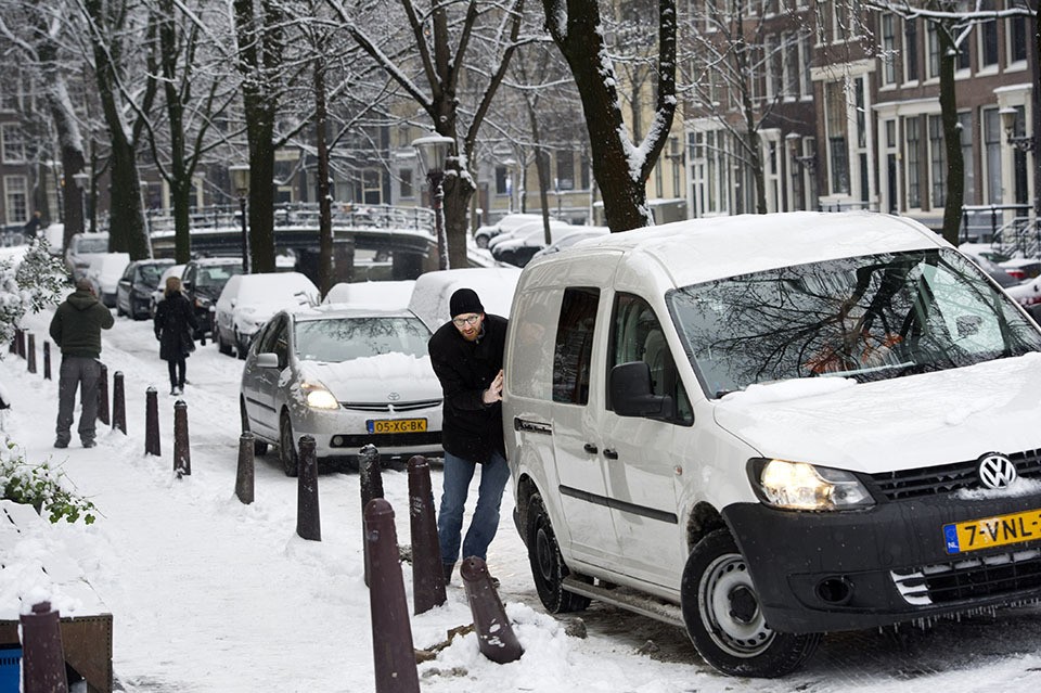 Netherlands under snow