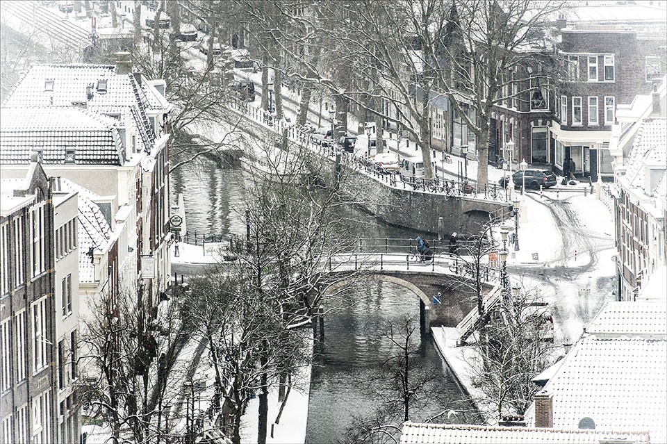 Netherlands under snow