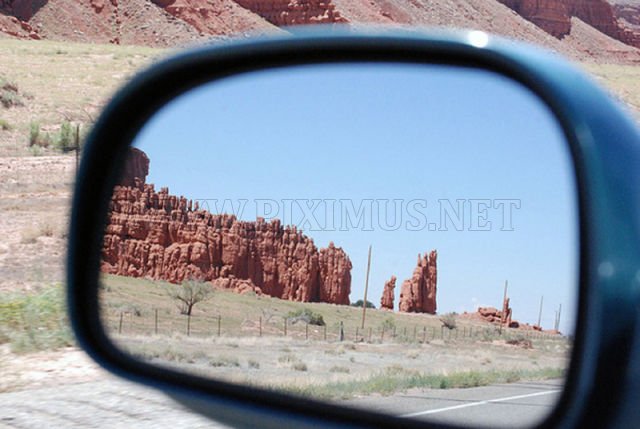 Amazing Views in the Rear-View Mirrors