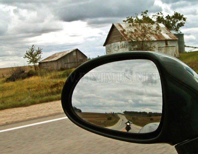 Amazing Views in the Rear-View Mirrors