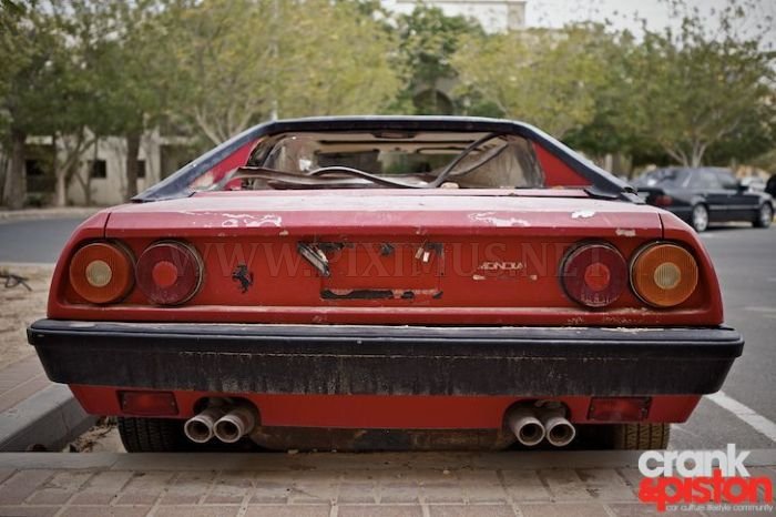 Abandoned Ferrari Mondial 1980 , part 1980
