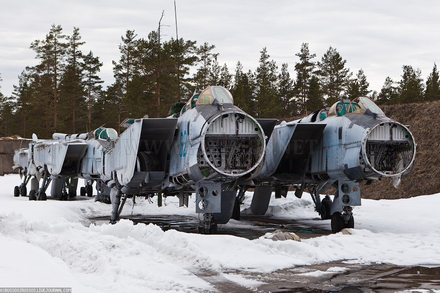 Graveyard of MiG-31