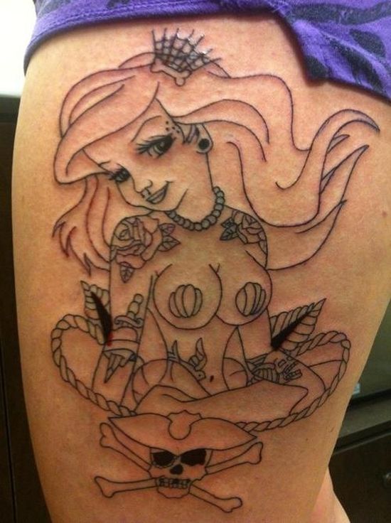 Strange Disney Inspired Tattoos