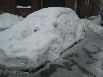 Parking Ticket for a Snowman's Car