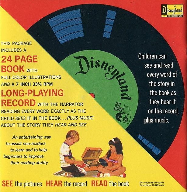Forgotten Walt Disney Read-Along Book And Records