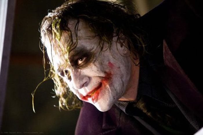 Heath Ledger on the Set of “The Dark Knight”